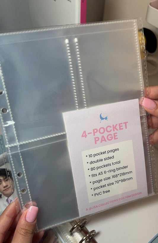 4-Pocket Double Sided Photocard Pages